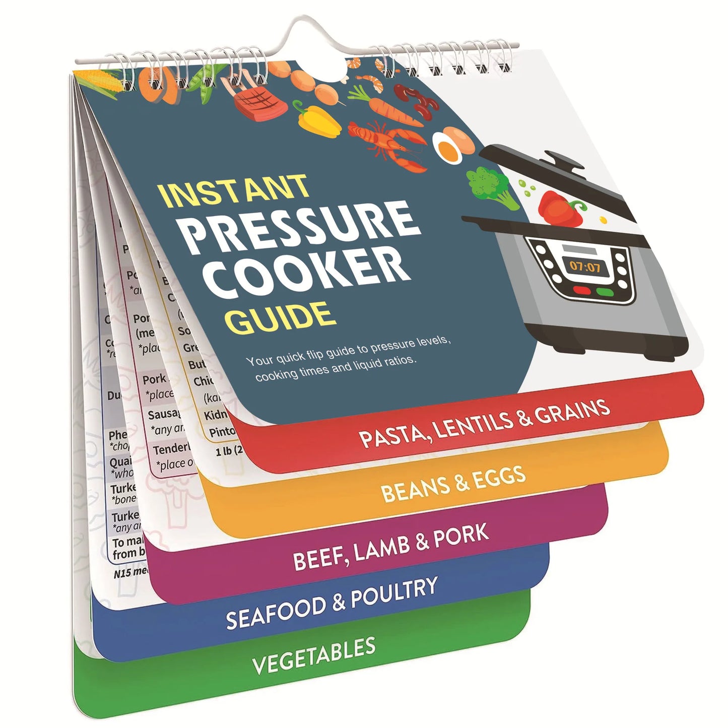 CrispChart™ – Air Fryer Magnetic Cheat Sheet & Cookbook