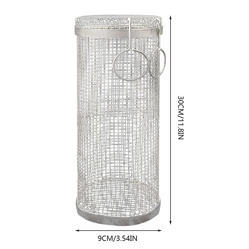 GrillRoller™ Stainless Steel Grill Basket