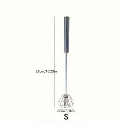 WhiskPro™ – Semi-Automatic Stainless Steel Egg Beater