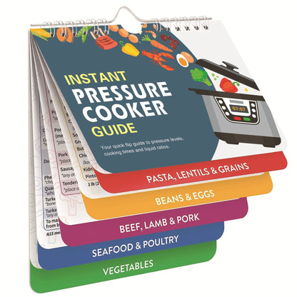 CrispChart™ – Air Fryer Magnetic Cheat Sheet & Cookbook