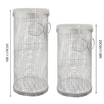 GrillRoller™ Stainless Steel Grill Basket