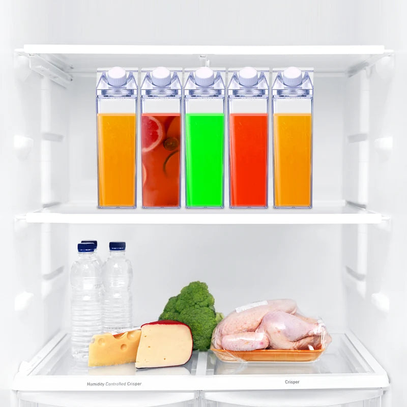 ClearCarton™ – Transparent Milk Carton Bottle (500ml/1000ml)